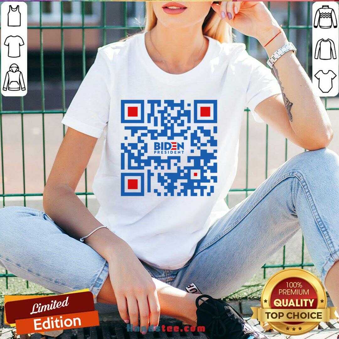 Awesome Qr Code President Biden Shirt