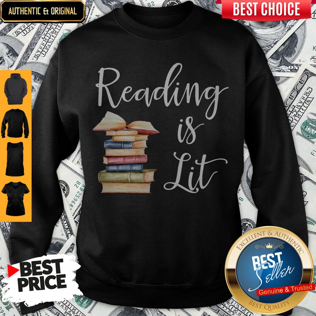 Awesome Reading Is Lit Book Shirt