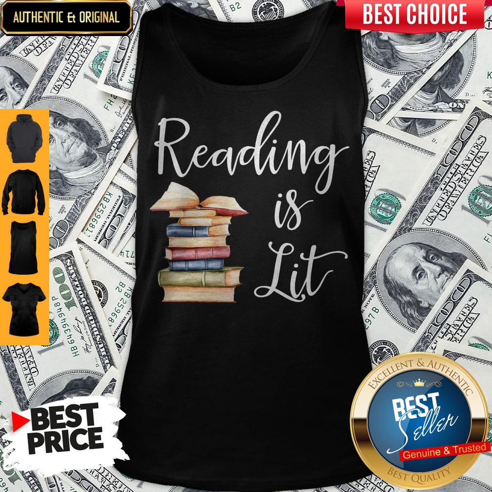 Awesome Reading Is Lit Book Shirt