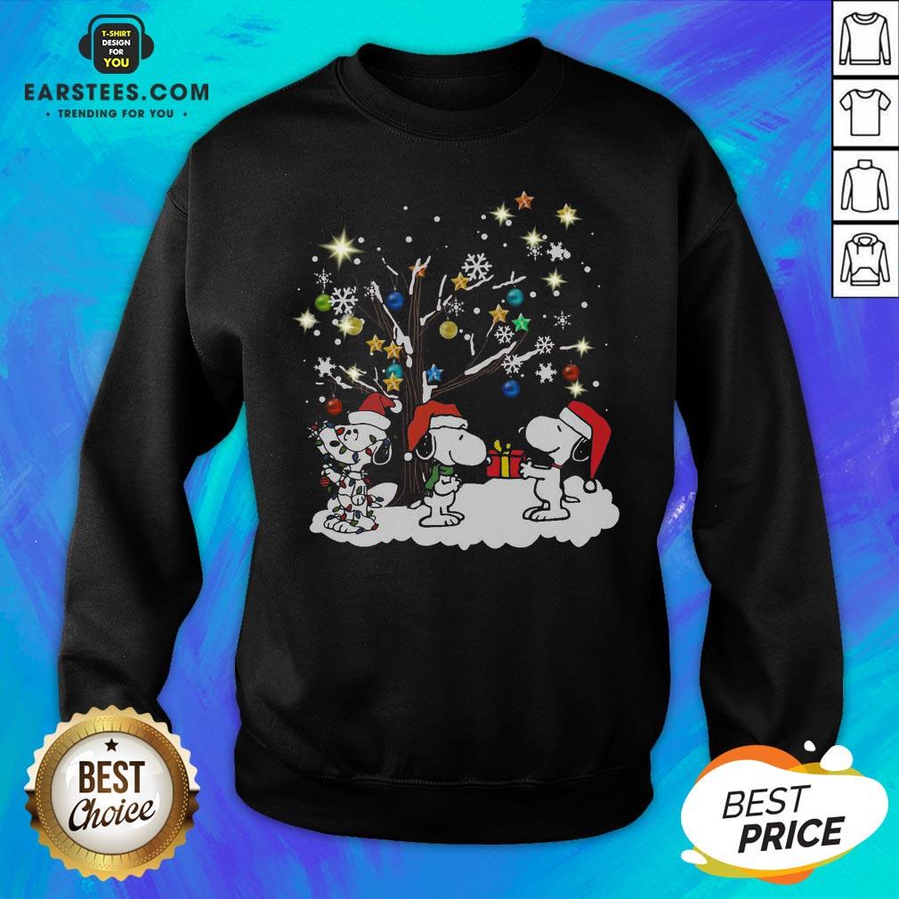 Awesome Snoopy Santa Happy Light Christmas 2020 Shirt