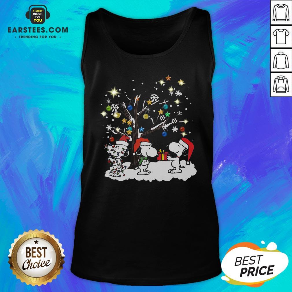 Awesome Snoopy Santa Happy Light Christmas 2020 Shirt