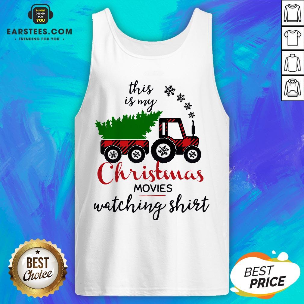 Awesome This Is My Christmas Movies Watching Shirt