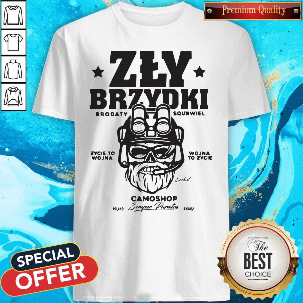 Awesome Zly Brydki Camoshop Shirt