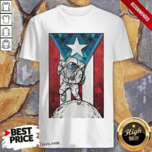 Top Astronaut Borincano Flag Shirt