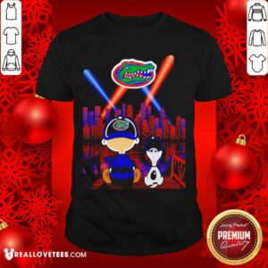Like Charlie Brown And Snoopy Florida Gators City By Night Shirt
