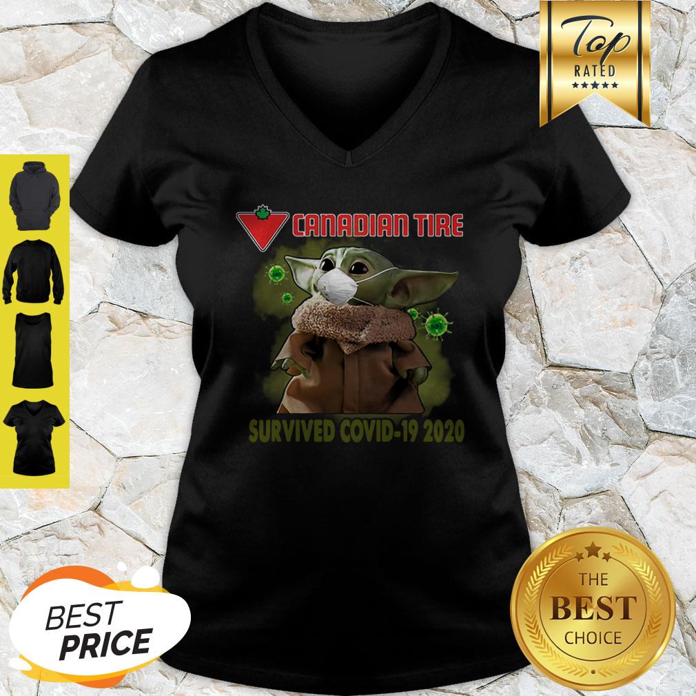 Baby Yoda Canadian Tire Survived Covid-19 2020 Shirt