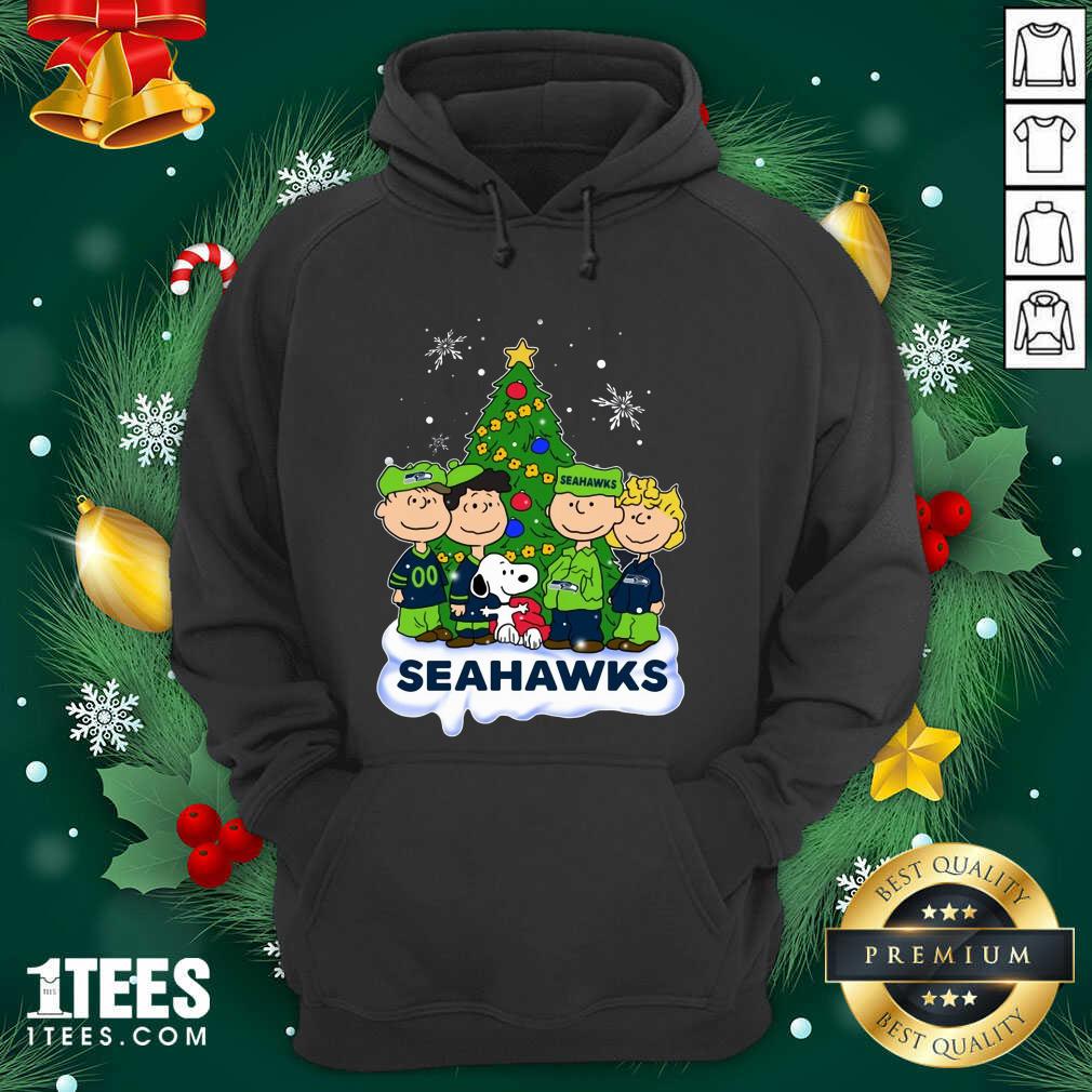Beauty Snoopy The Peanuts Seattle Seahawks Christmas Shirt