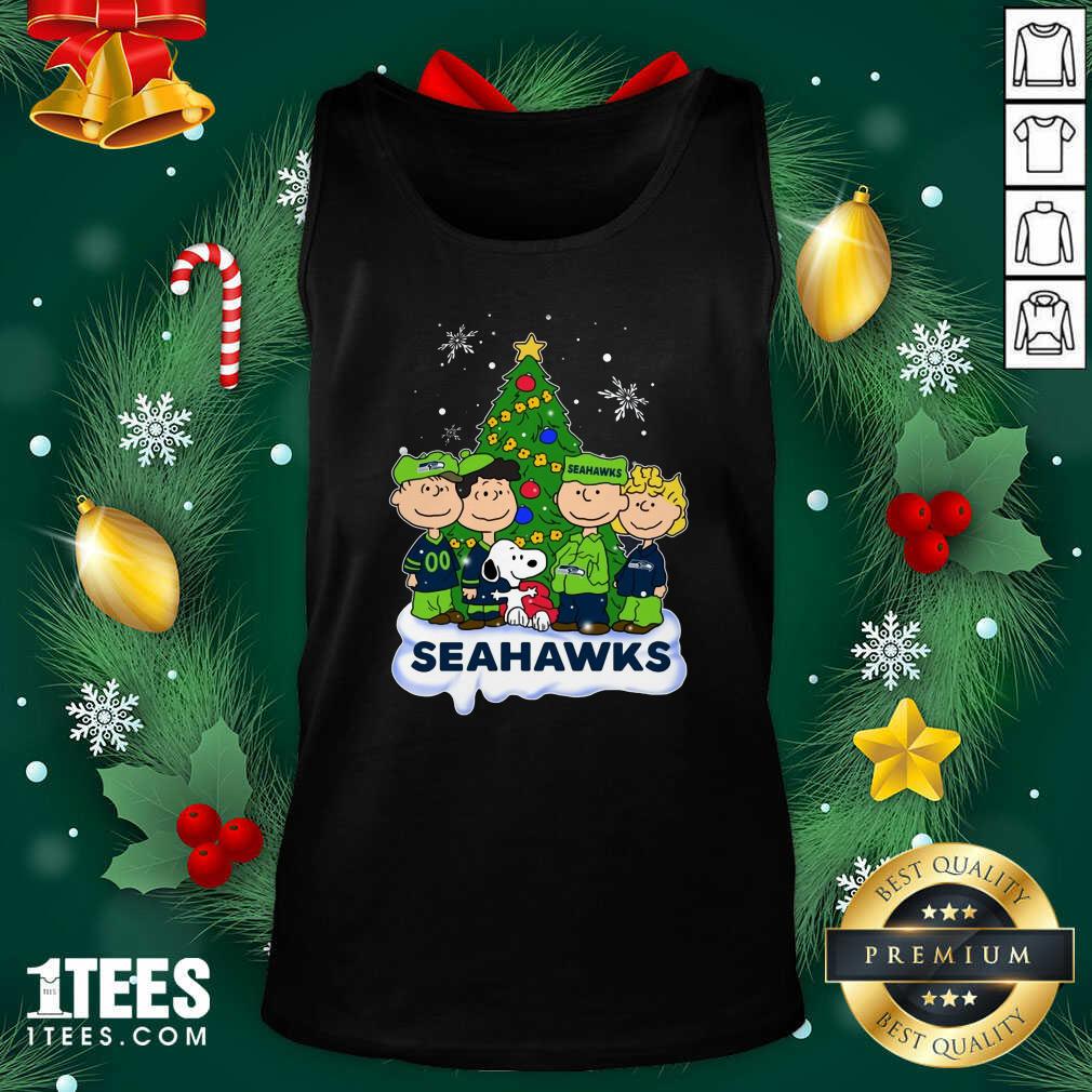 Beauty Snoopy The Peanuts Seattle Seahawks Christmas Shirt