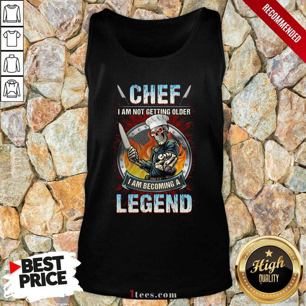 Best Chef I Am Not Getting Older I Am Becoming A Legend Shirt