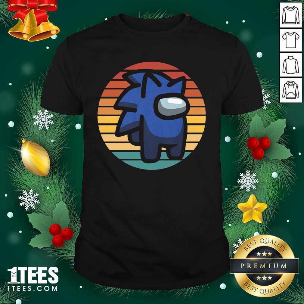Best Retro Among Us Sonic Im A Impostor Vintage Shirt
