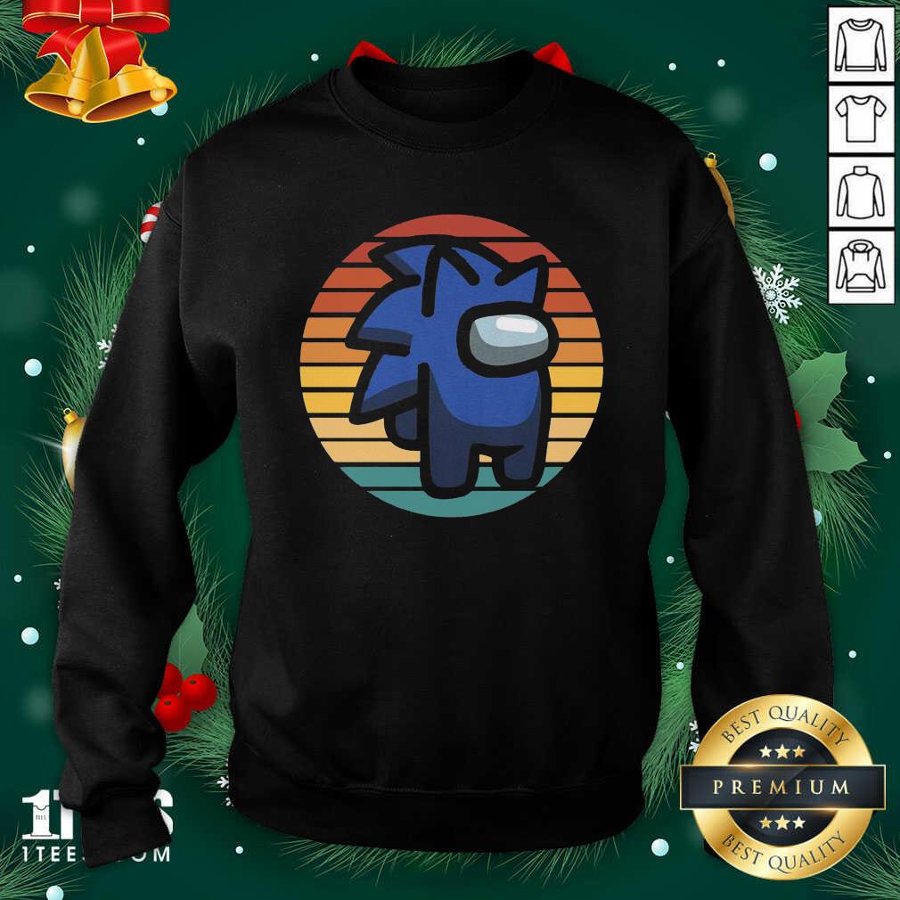 Best Retro Among Us Sonic Im A Impostor Vintage Shirt