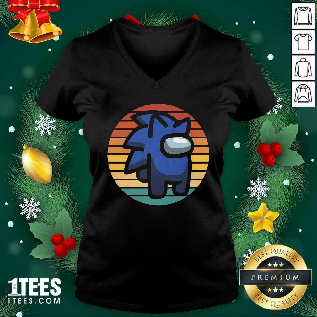 Best Retro Among Us Sonic Im A Impostor Vintage Shirt