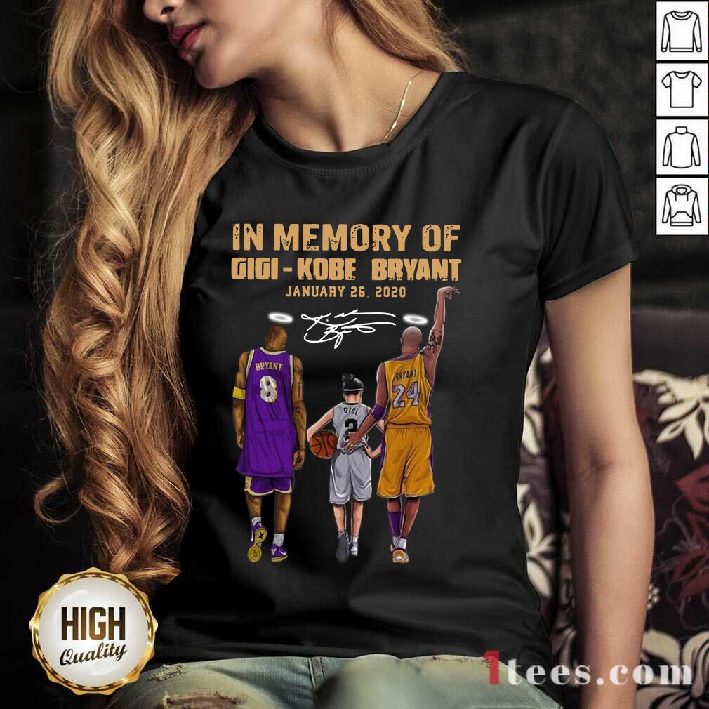 Better In Memory Of Gigi Kobe Bryant January 26 2020 Signature Shirt