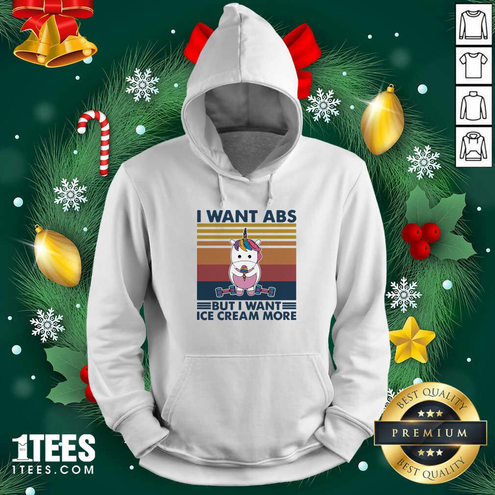Better Unicorn I Want Abs But Want Ice Cream More Vintage Shirt