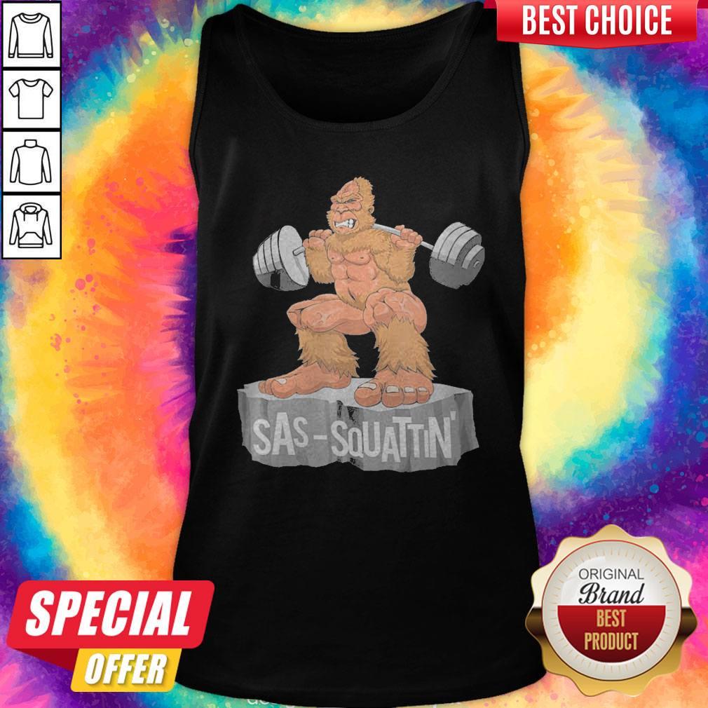 Bigfoot Sas Squattin Gym Shirt