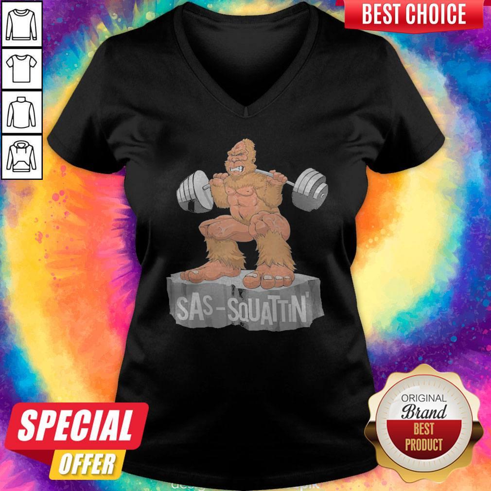 Bigfoot Sas Squattin Gym Shirt