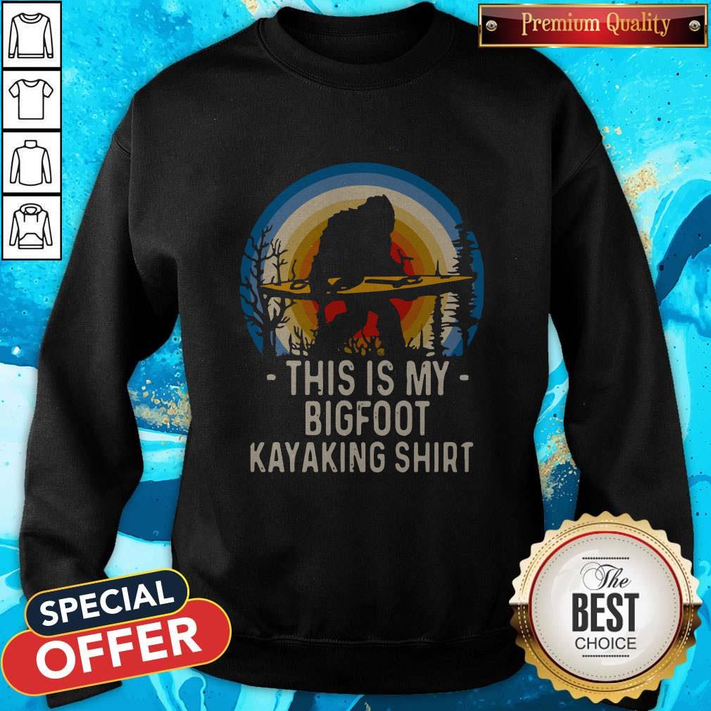Bigfoot This Is My Bigfoot Kayaking Shirt