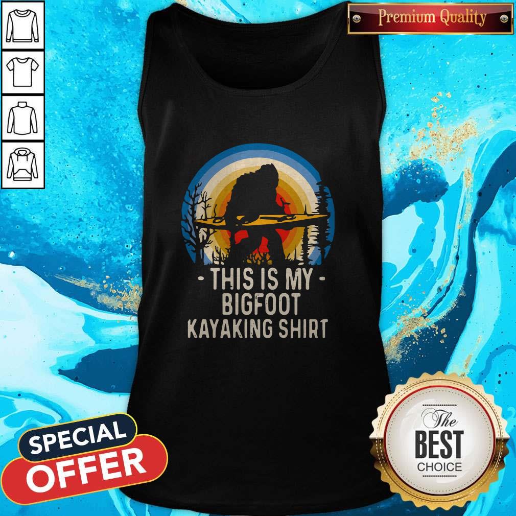 Bigfoot This Is My Bigfoot Kayaking Shirt
