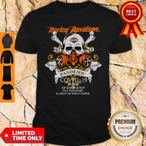 Skull Motor Harley-Davidson Cycles 2020 Pandemic COVID-19 Shirt