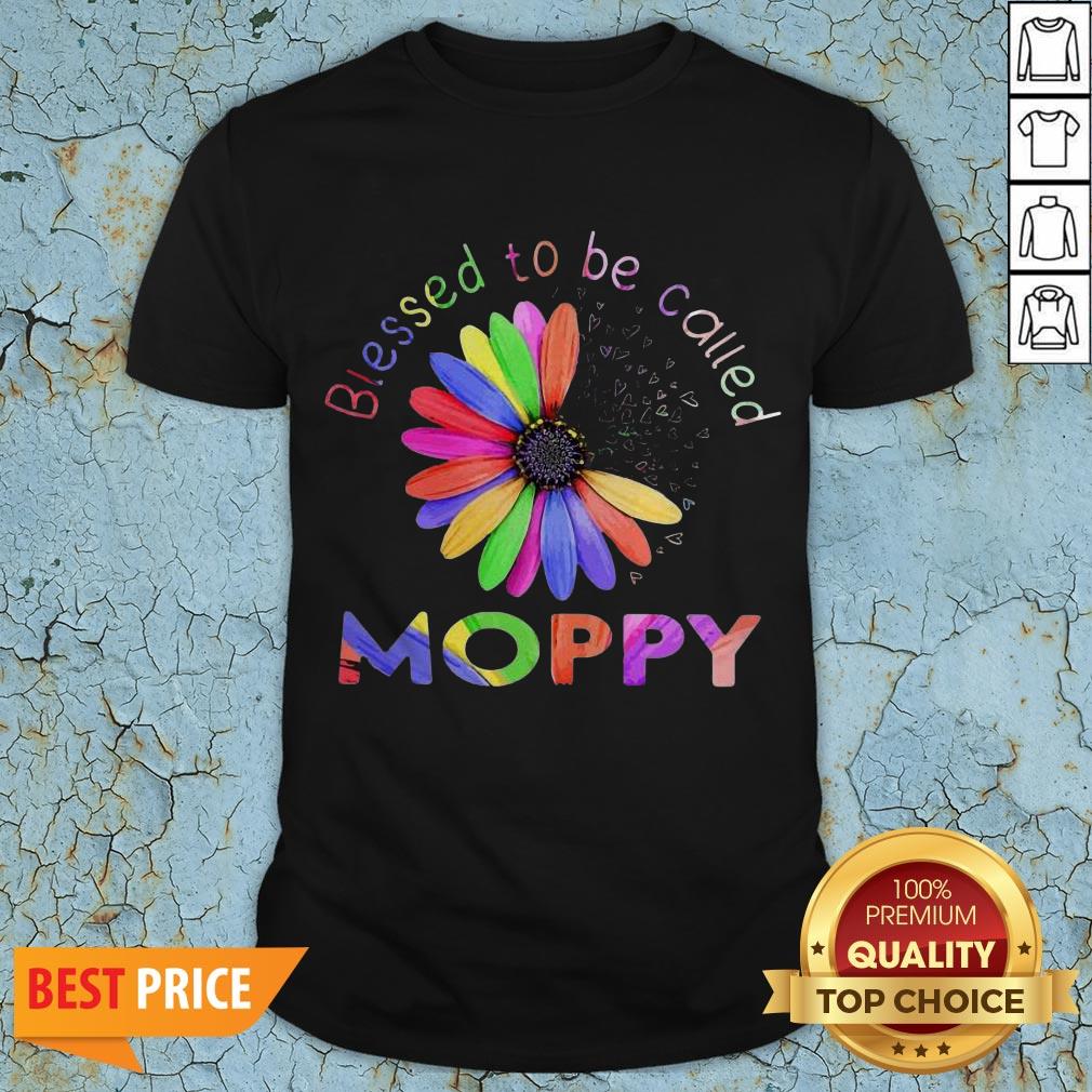 Blessed To Be Called Moppy Hippie T-Shirt