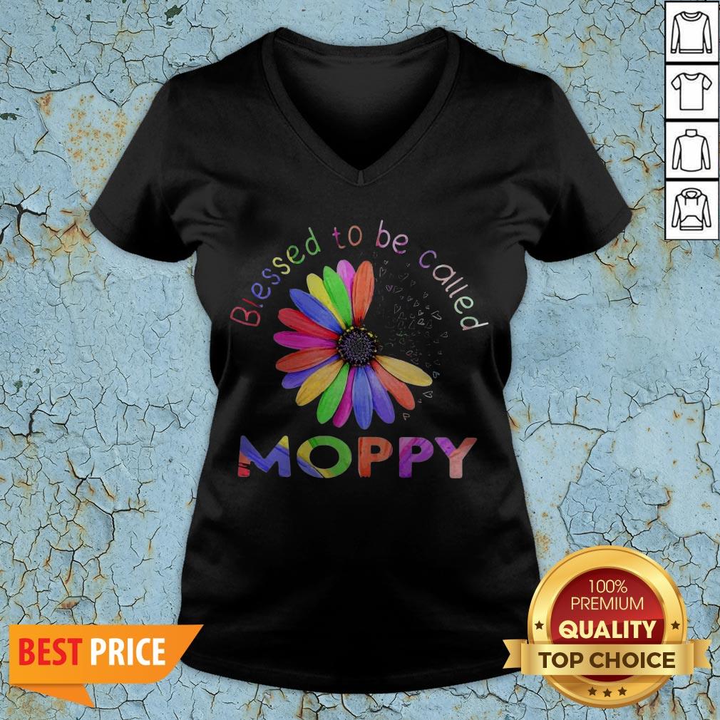Blessed To Be Called Moppy Hippie T-Shirt