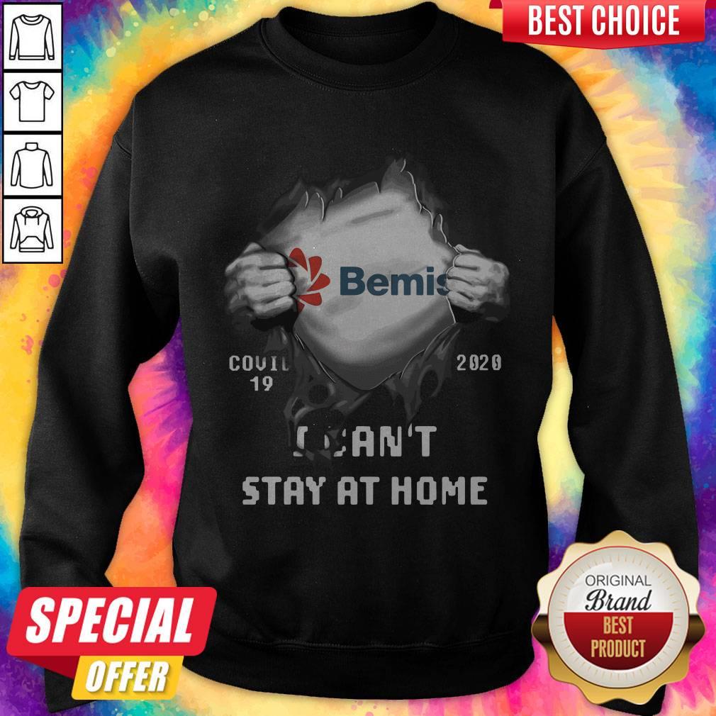Blood Inside Me Bemis Company Covid-19 2020 I Can’t Stay At Home Shirt