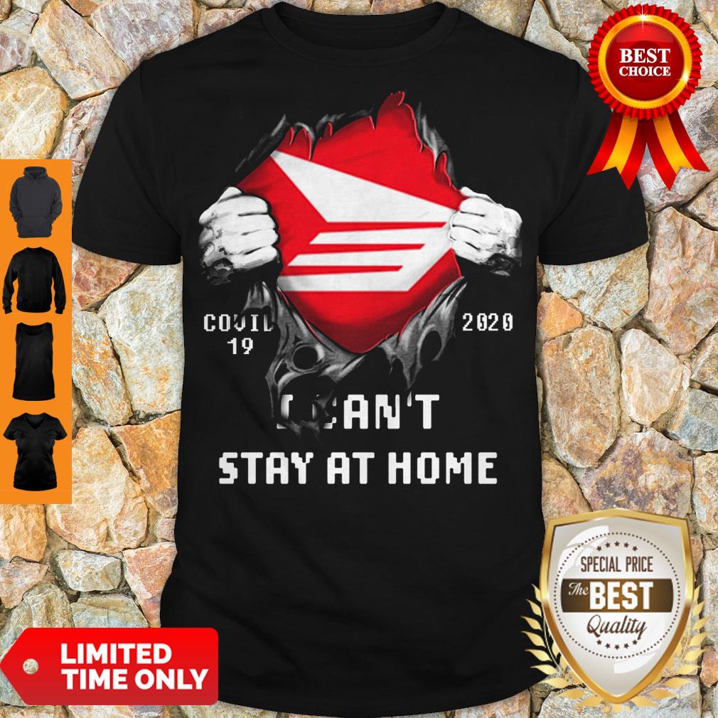 Blood inside me Canada Post covid-19 2020 I can’t stay at home shirt