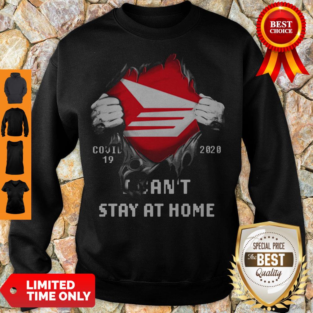 Blood inside me Canada Post covid-19 2020 I can’t stay at home shirt