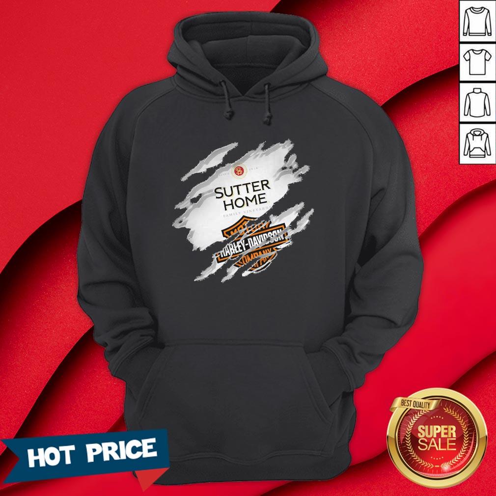 Blood Inside Me Sutter Home Motor Harley Davidson Company Shirt