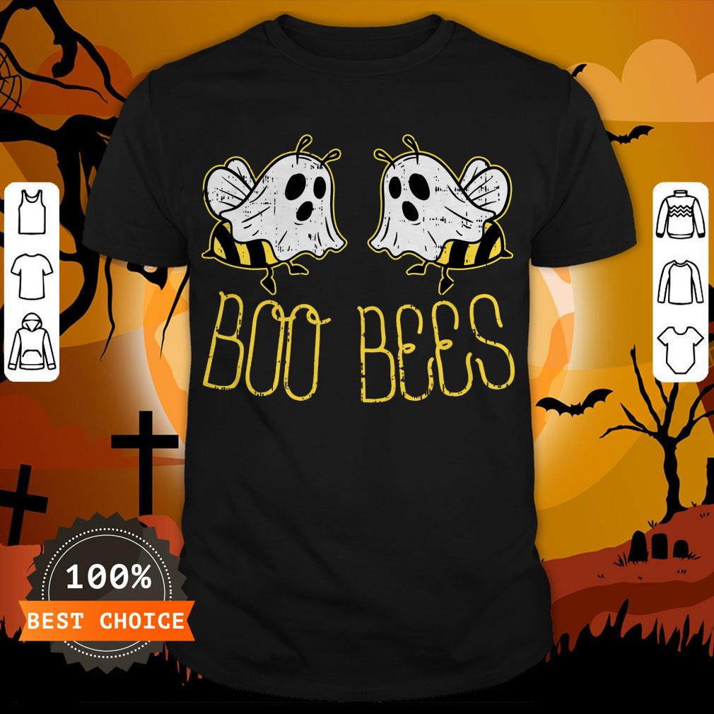 Boo Bees Funny Halloween Matching Couple Her Costume Shirt