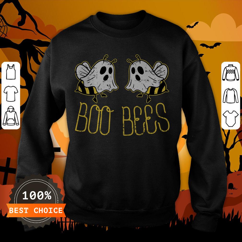Boo Bees Funny Halloween Matching Couple Her Costume Shirt