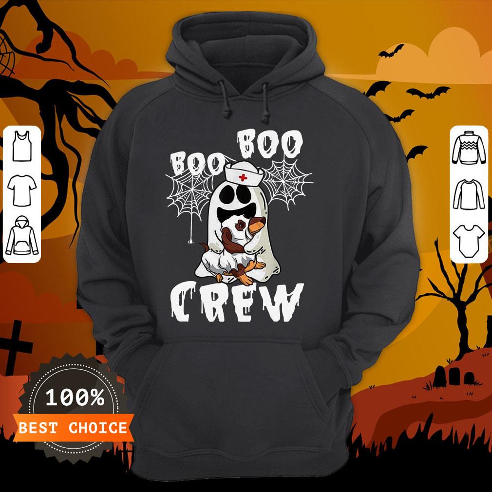 Boo Boo Ghost Hug Dachshund Crew Halloween Shirt
