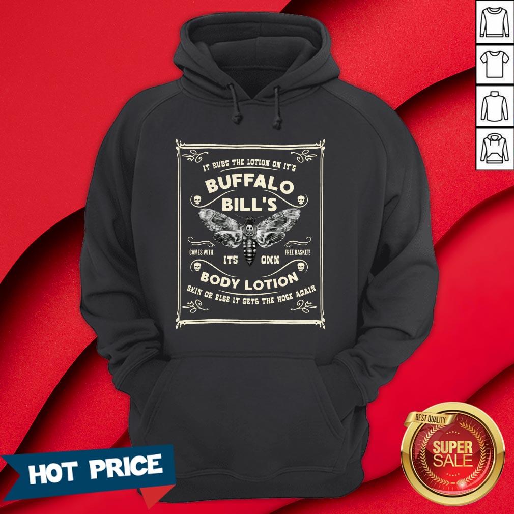 Buffalo Bill Goth Body Lotion Deaths Head Moth Horror Shirt