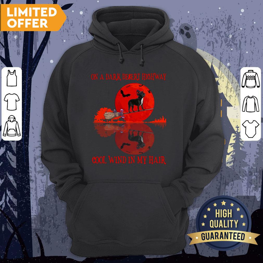 Bull On A Dark Desert Highway Cool Wind In My Hair Halloween Shirt