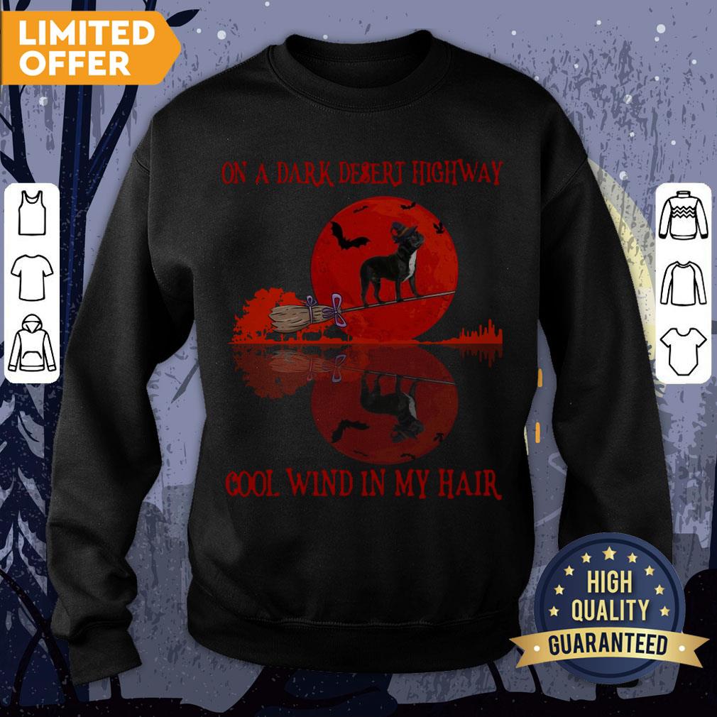 Bull On A Dark Desert Highway Cool Wind In My Hair Halloween Shirt