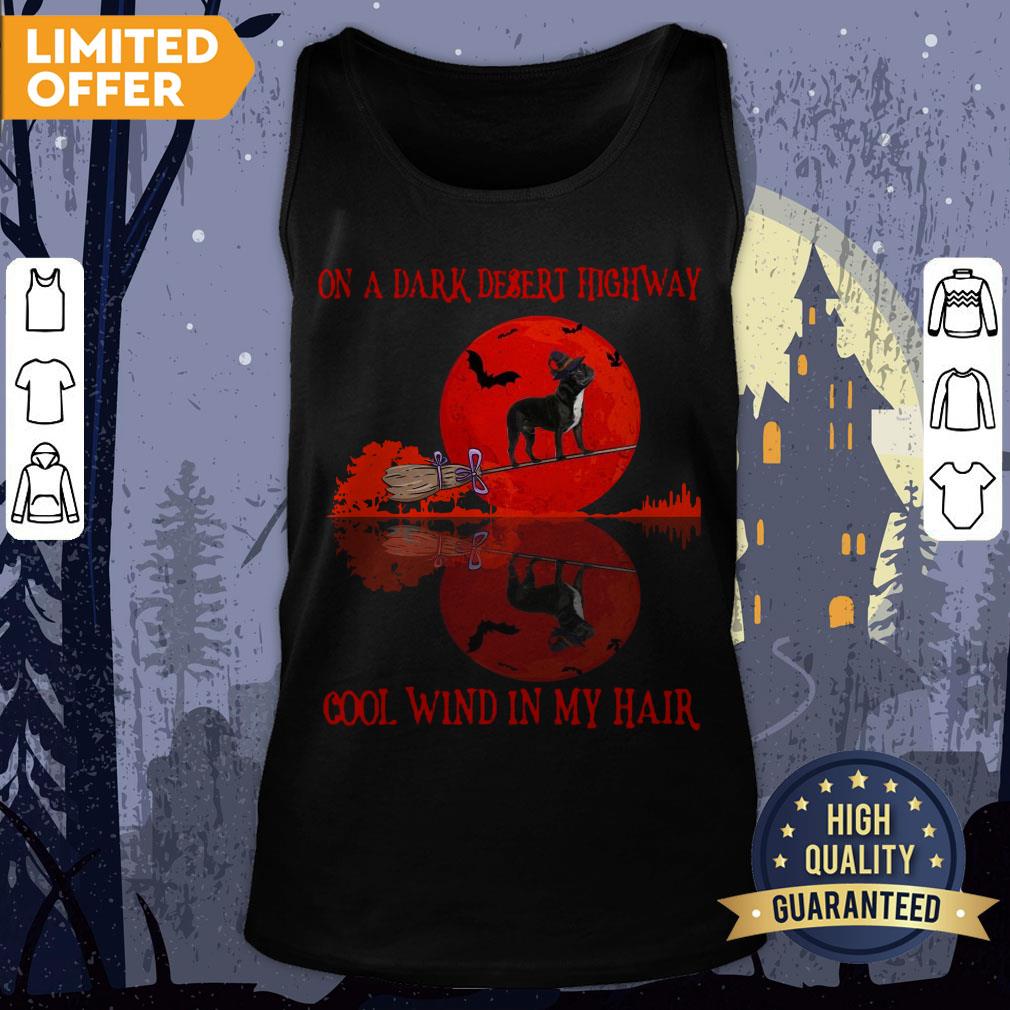 Bull On A Dark Desert Highway Cool Wind In My Hair Halloween Shirt