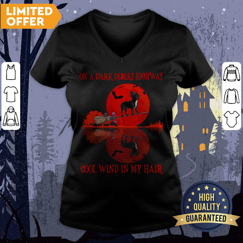 Bull On A Dark Desert Highway Cool Wind In My Hair Halloween Shirt