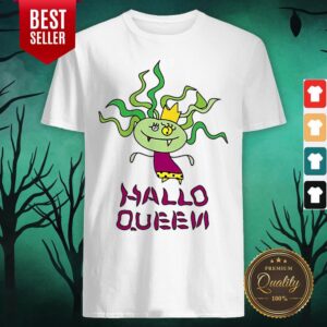 Colorful Hallo Queen Halloween Shirt
