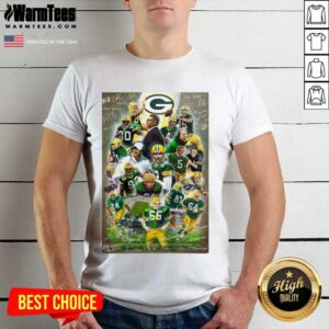 Good Green Bay Packers Team Football Players 2021 Signatures Shirt