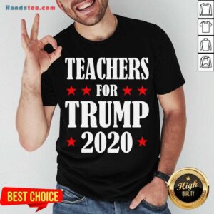 Premium Teachers Vote For Donald Trump 2020 Shirt