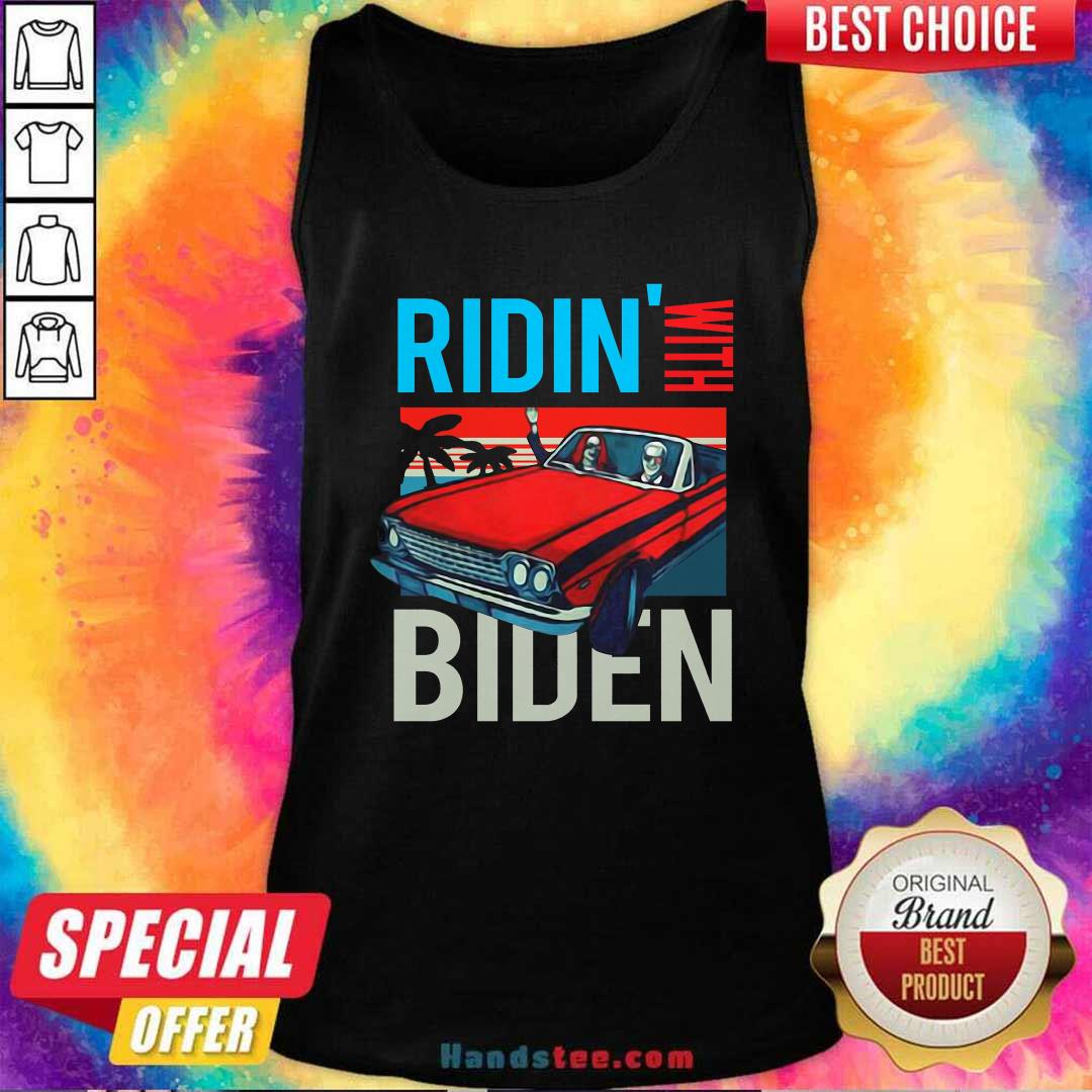 Car Riding With Biden Kamala Harris Joe Biden Vintage Retro Shirt