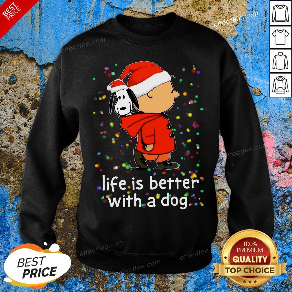 Charlie Brown And Snoopy Life Is Better With A Sog Christmas Shirt