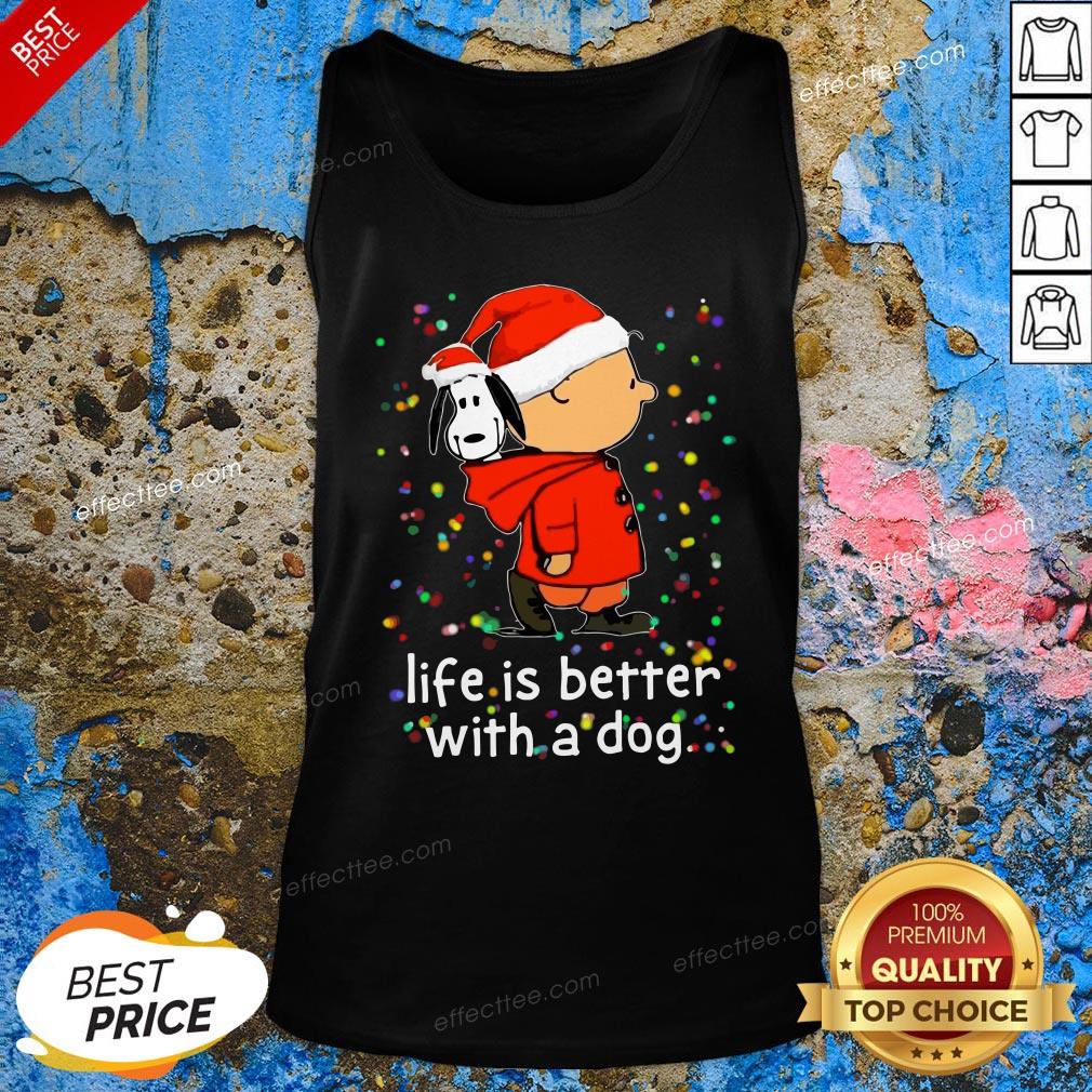 Charlie Brown And Snoopy Life Is Better With A Sog Christmas Shirt
