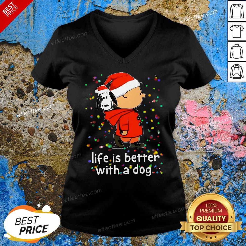 Charlie Brown And Snoopy Life Is Better With A Sog Christmas Shirt