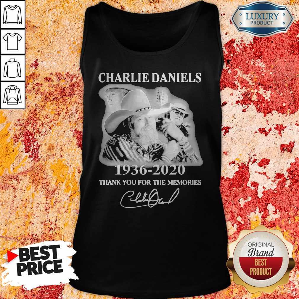Charlie Daniels 1936 2020 Thank You For The Memories Signature Shirt
