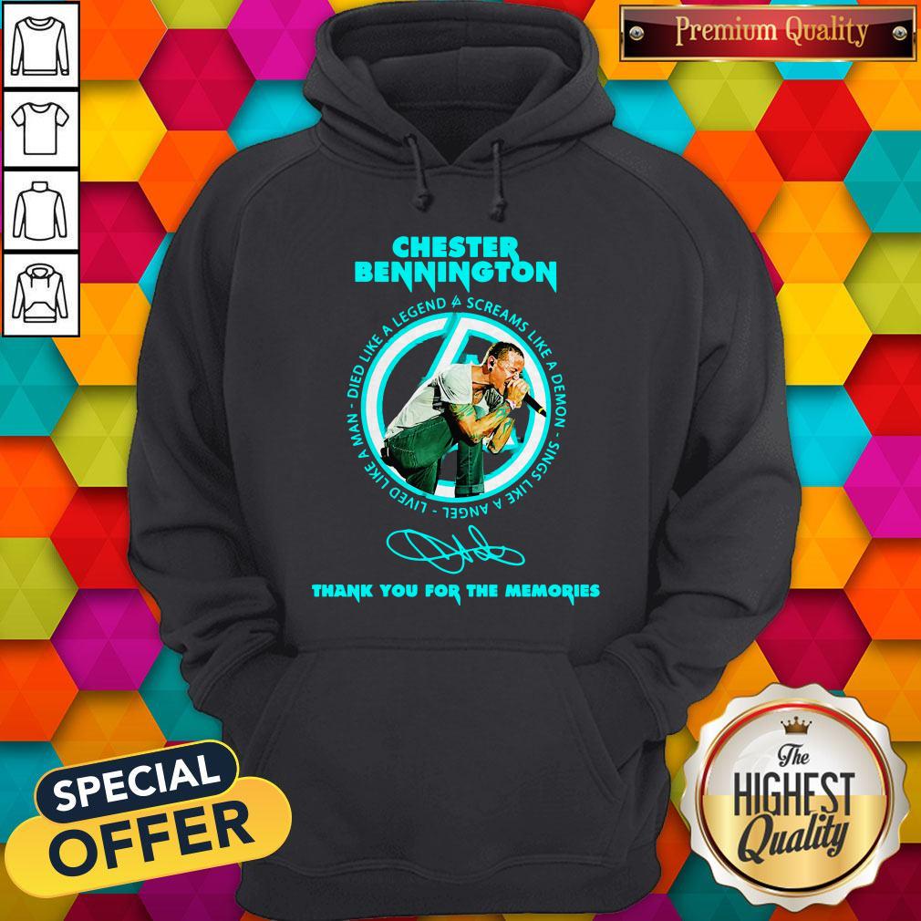 Chester Bennington Thank You For The Memories Signature Shirt