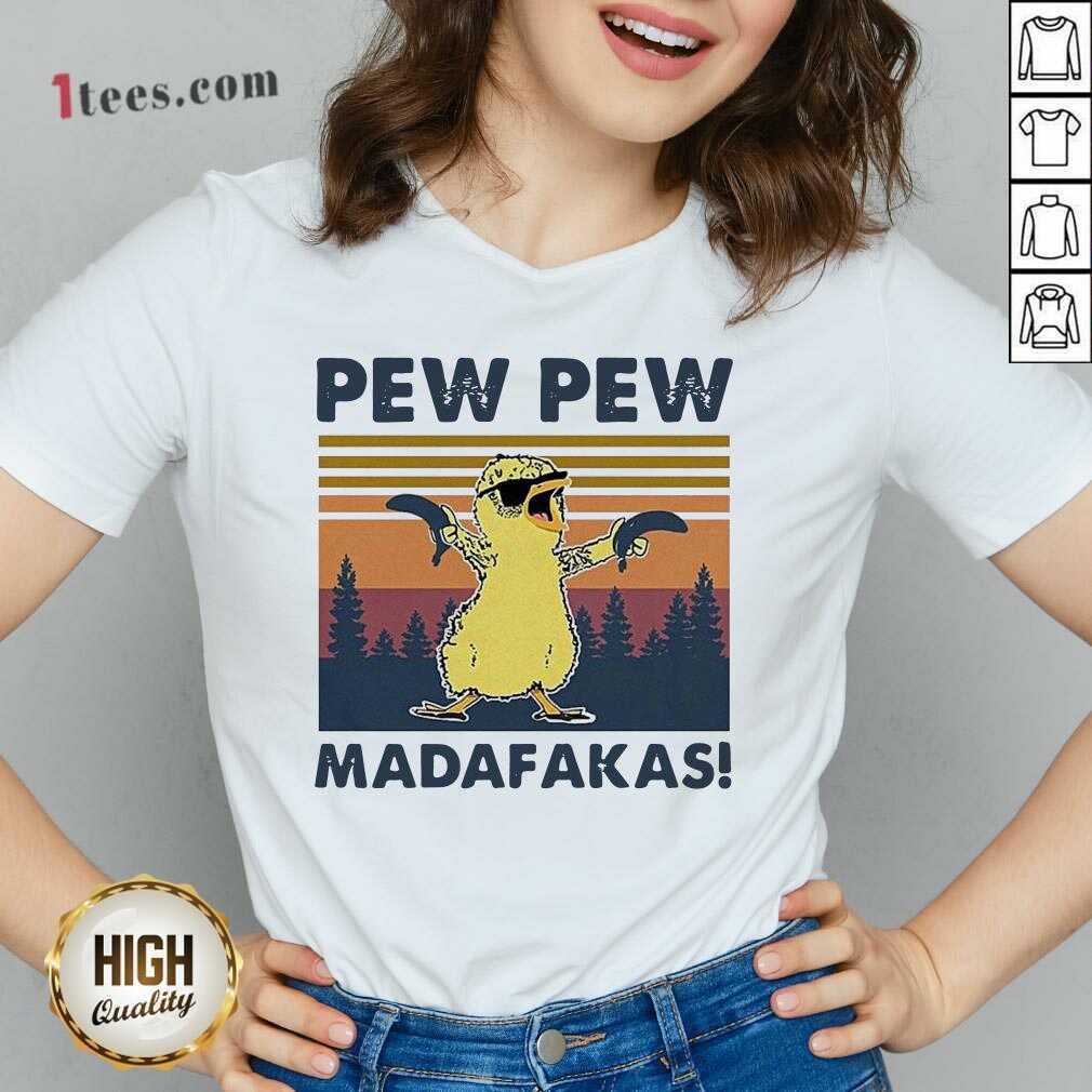 Chicken Guns Pew Pew Madafakas Vintage Shirt
