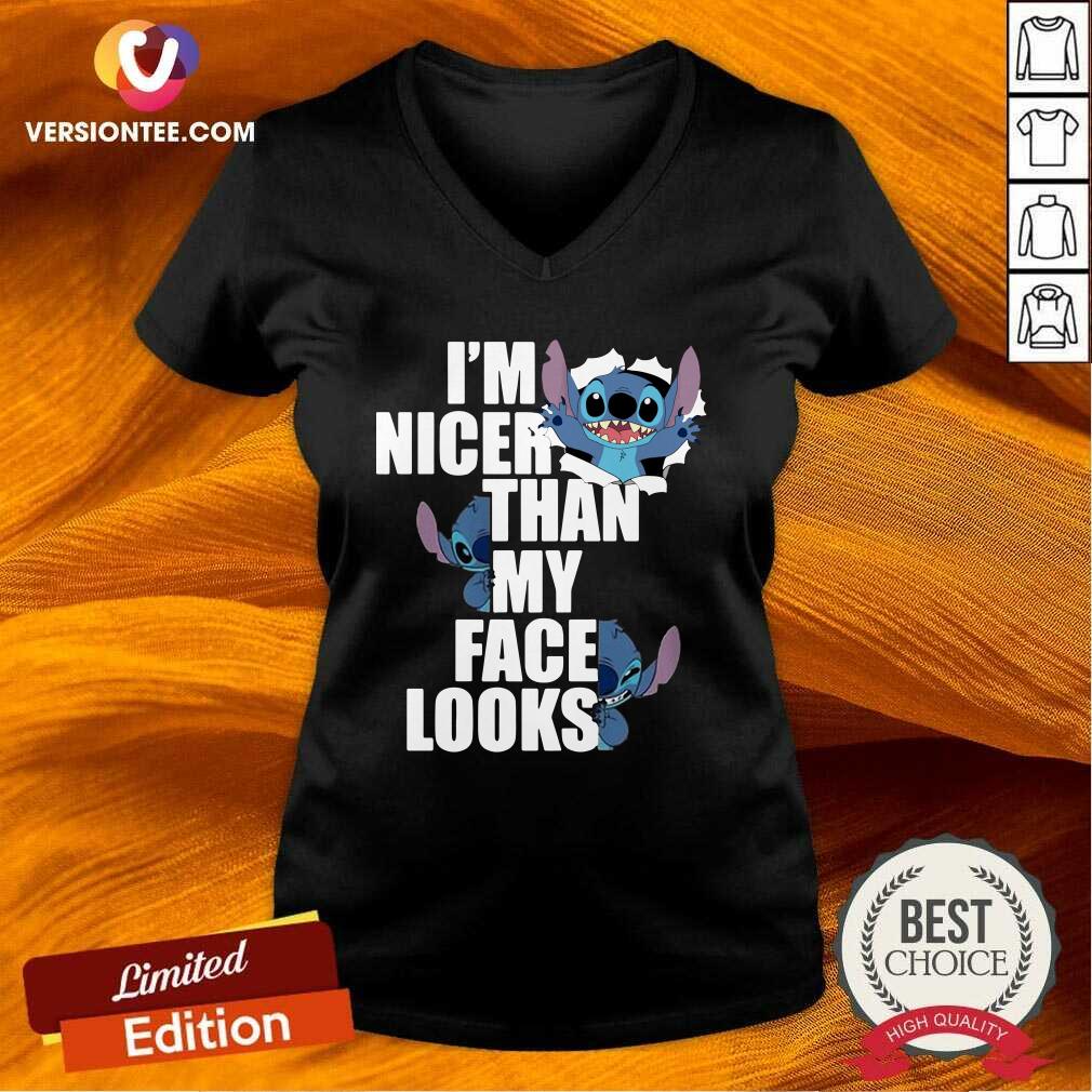 Great Stitch I’m Nicer Than My Face Looks Shirt