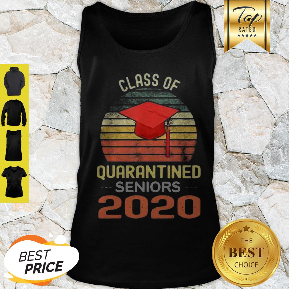 Class Of Quarantined Seniors 2020 Flu Coronavirus Vintage Shirt