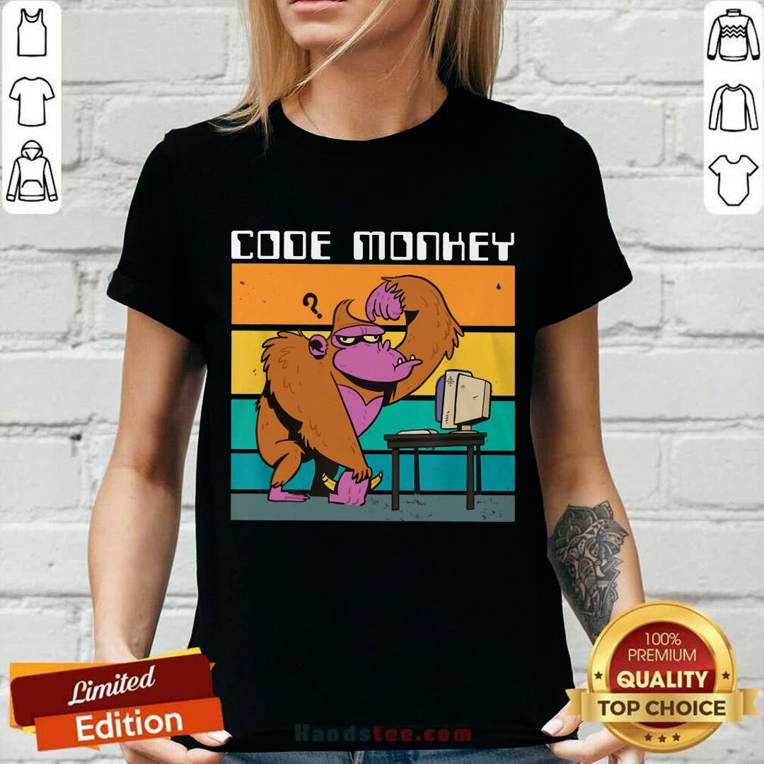 Code Monkey Gorilla Shirt